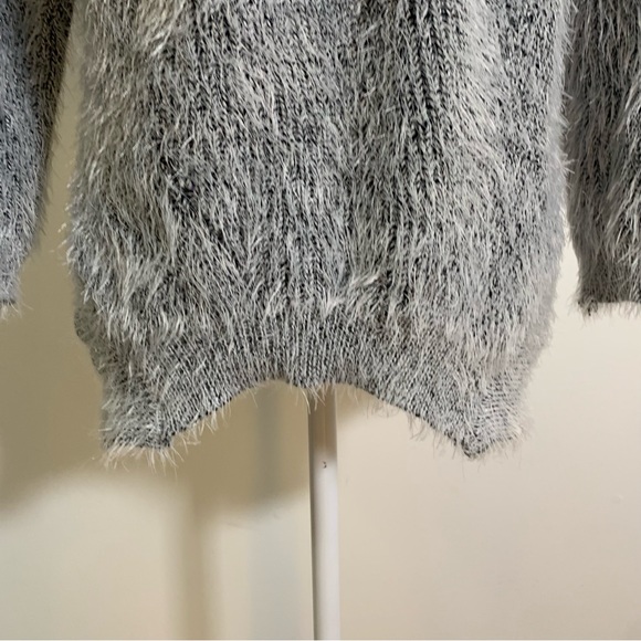 Gray Furry Sweater imported from Korea - Picture 6 of 9